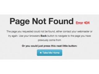 Sample 404 page