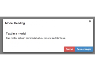Modified Modal Buttons