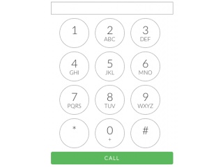 iphone number pad