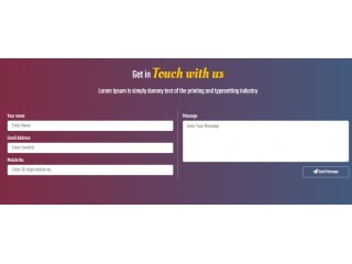 Contact Form - One page 