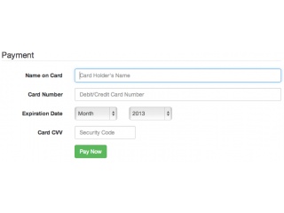 Credit Card Form (Bootstrap 3)