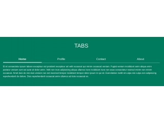 Bootstrap tabs with elegant smooth design using bootstrap 4