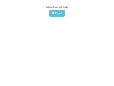 Modal Validate Email
