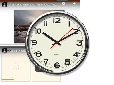 "clock design css 3 with Youtube Embed Video" (Manish Yadav)