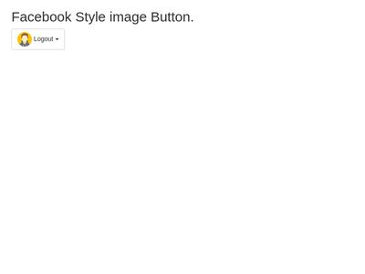 Facebook Style image button