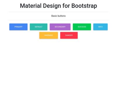 Material Design Basic buttons