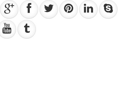 Social Button on Hover Color