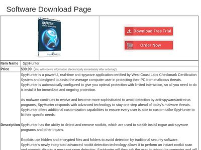 Software Download Page