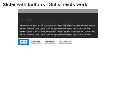 Slider with Buttons - Moodle 3.3.3