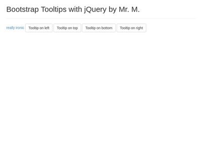TEST Tool Tip and jQuery