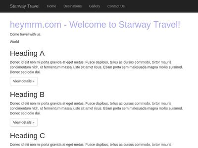 TEST: travel site for IM 215