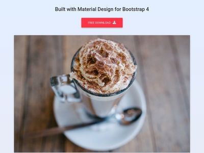 Bootstrap Shadows - Material Design & Bootstrap 4