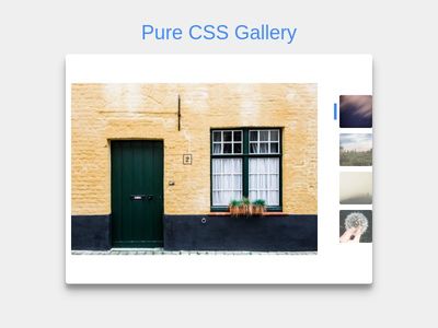pure css gallery