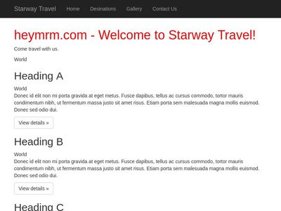 TEST: travel site for IM 214