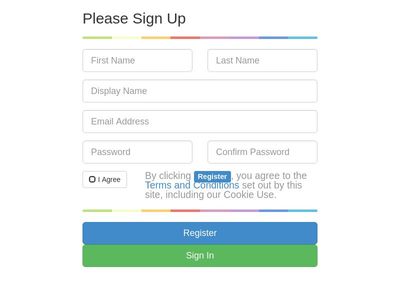 Sign Up 