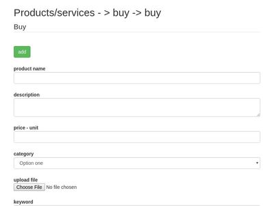 Products/services - > buy -> buy