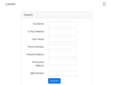 Registration Form with Javascipt Validation