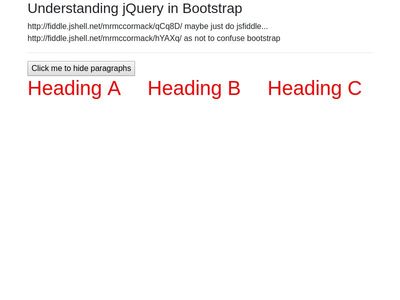 TEST: Understanding jQuery with Bootstrap