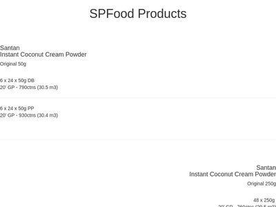 SPFood Products