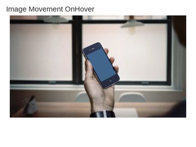 Image Movement OnHover