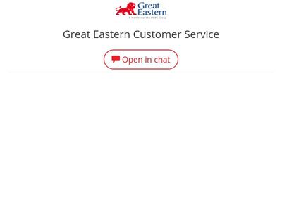 Great Eastern Customer Service