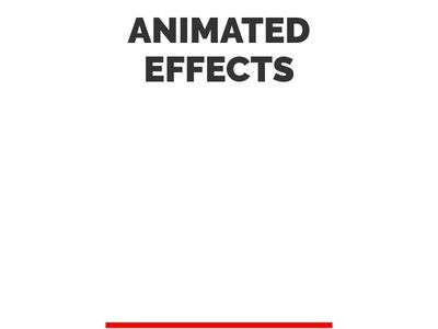 Animated hover effects