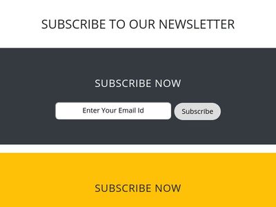 Newsletter Subscription Form In Bootstrap 4 -w3hubs.com