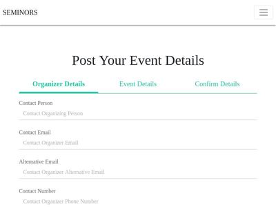 post-your event page