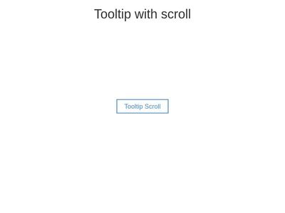 Tooltip with scroll