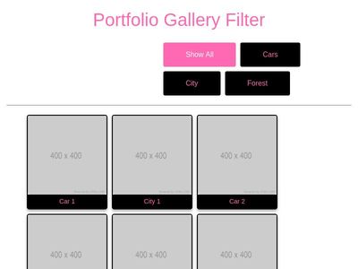 Portfolio Gallery Filtering using bootstrap 4.1 ( Winson222 )