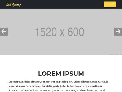Bootstrap 4 Customize Agency Theme