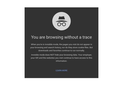 Google anonymous browser