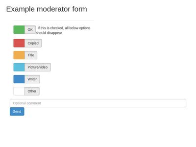 YP moderator form