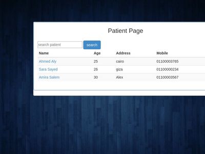 Patient Page 