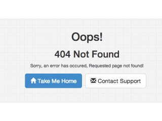 Simple 404 Not Found Page