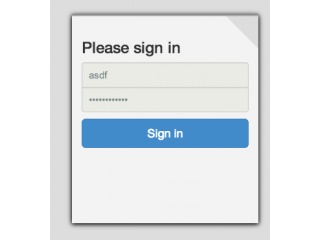 Login Form with CSS 3D Transforms
