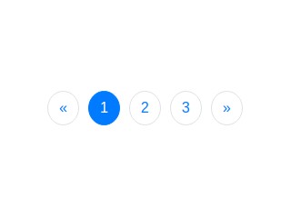 Rounded Pagination