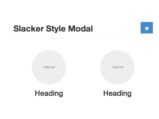 Slacker Style Modal