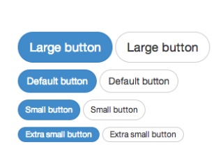 Bootstrap Snippet Rounded Buttons Using Html Css Bootstrap