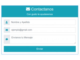 Bootstrap Contact Examples