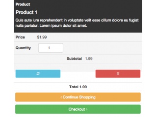Snake Split colony Bootstrap Snippet Shopping Cart BS 3 using HTML Bootstrap