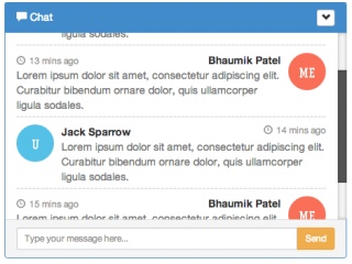 Bootstrap Chat Examples