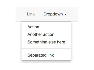 Bootstrap and jQuery 'dropdown' code snippets