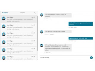 Bootstrap chat template