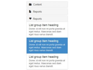 Accordion Multi Level List Group Menu