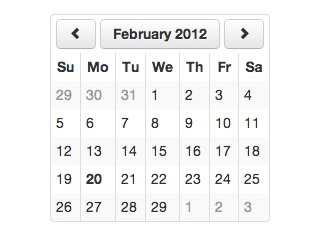Better One Month Calendar