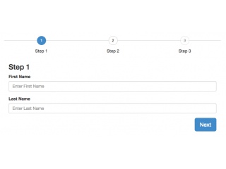 Bootstrap Snippet Form Wizard And Validation Using Html Css Bootstrap Jquery