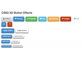 3D Buttons Effects
