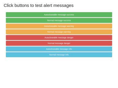 Button Autohide Messages