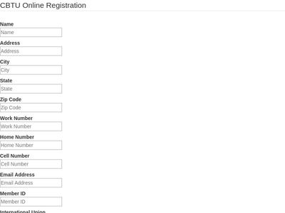 Form Registration